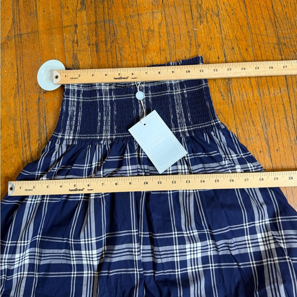 Hill House Navy and White Plaid Midi Skirt - Picture 8 of 8